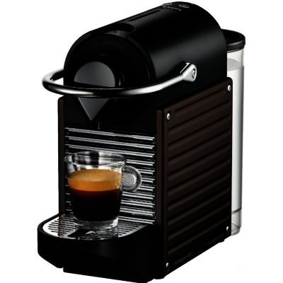 Krups XN300840 Pixie Nespresso Coffee Machine in Dark Brown  with Auto Power Off